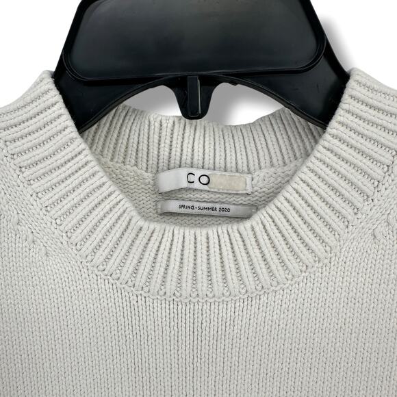 CO Long Sleeveless Knit Sweater Side Slits Womens Size Small 2020 - Picture 2 of 7